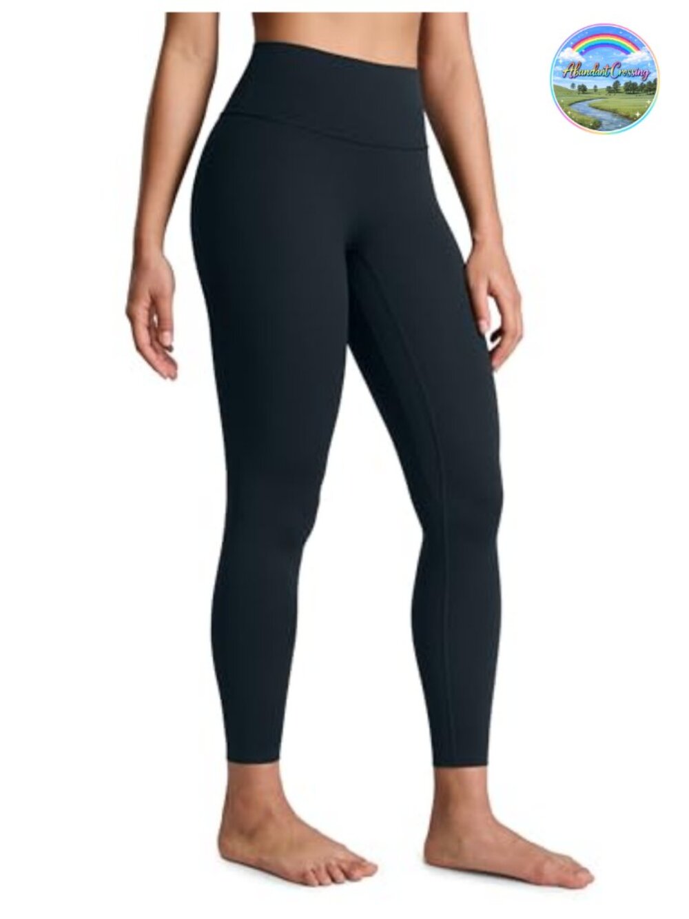 SculptAir No Front Seam High Rise Yoga Leggings 25" Skinny Fit